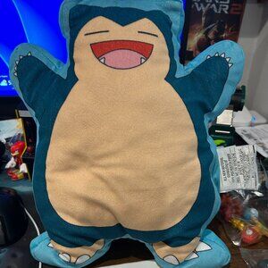 Pokemon Snorlax Plush Pillow 14" Throw Cushion Stuffed Toy Nintendo 2021